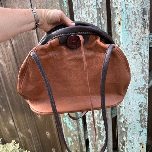 Amann Quality Leather Shoulder Bag Vintage - Picture 6 of 10